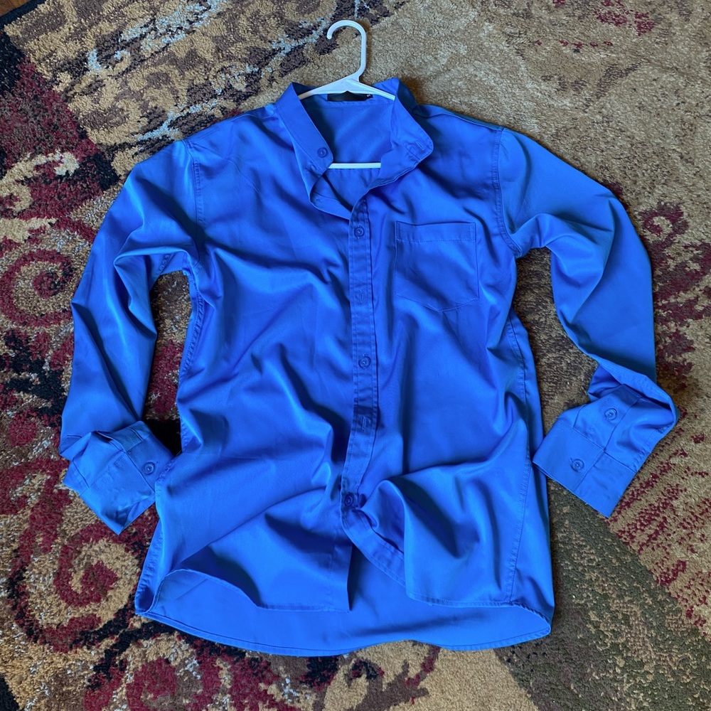 Sky Blue Black Label Button Down Dress Shirt | NWOT
